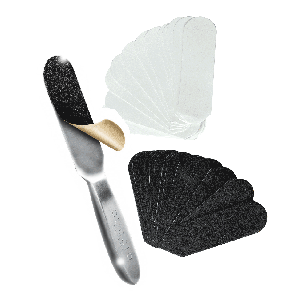 CUCCIO – Recarga de 50un Lima Autocolante Branca 180(p/Lima S.Steel Pedicure) (3208)