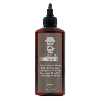 BARBA ITALIANA – TINTORETTO 7/9 Shampoo Tonalizante Multi Level Grey 150ml