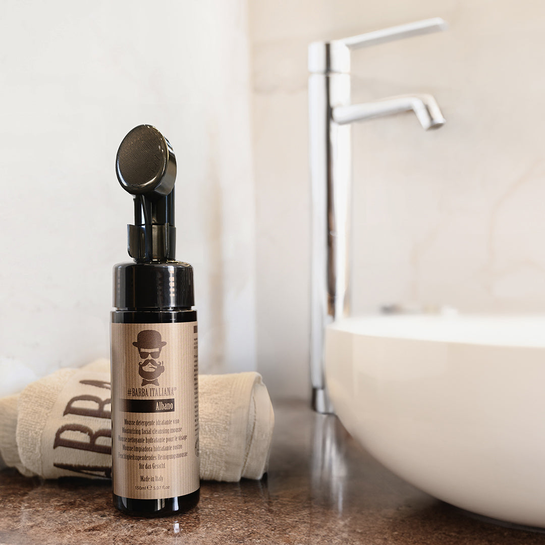 BARBA ITALIANA – ALBANO Mousse Hidratante Limpeza Facial 150ml