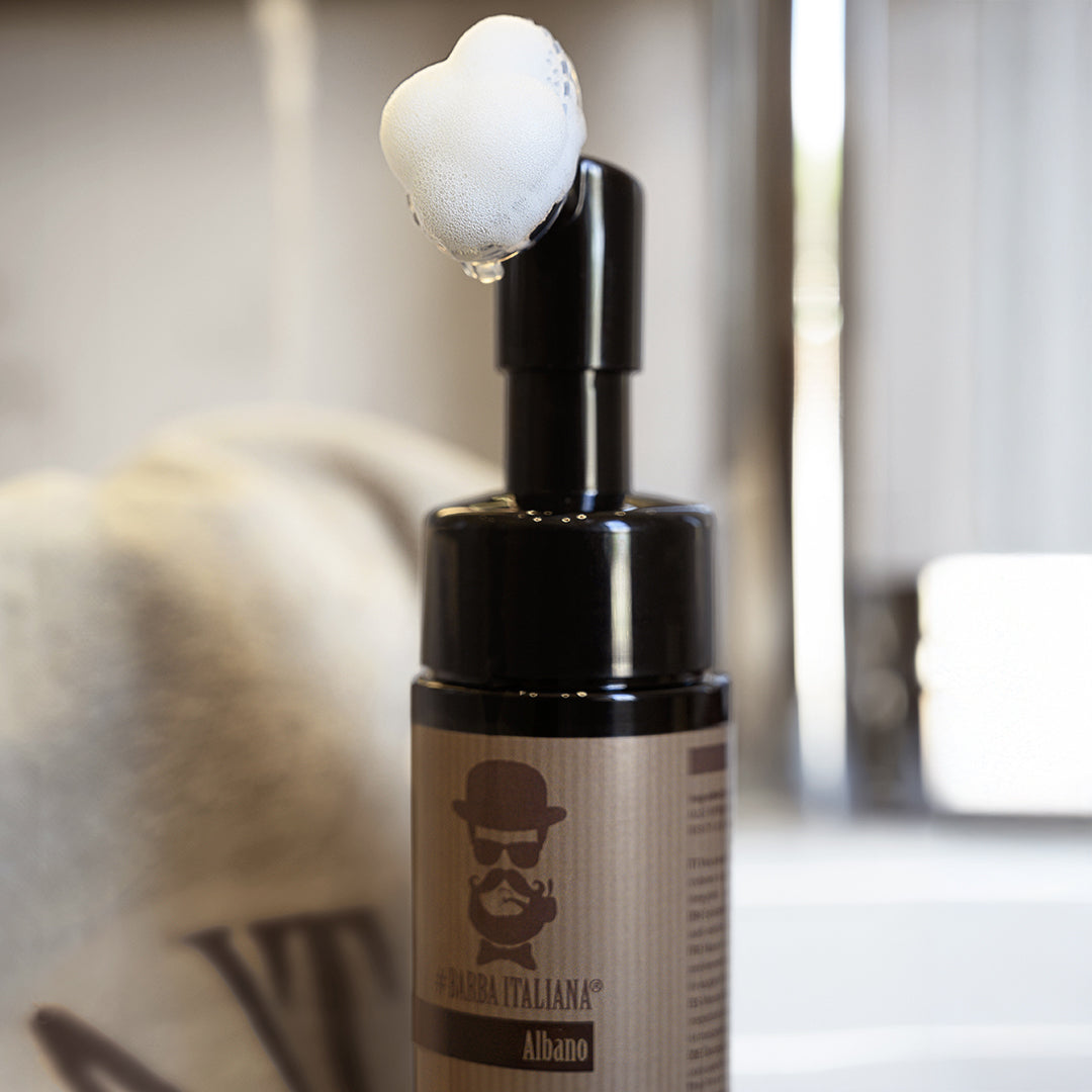 BARBA ITALIANA – ALBANO Mousse Hidratante Limpeza Facial 150ml