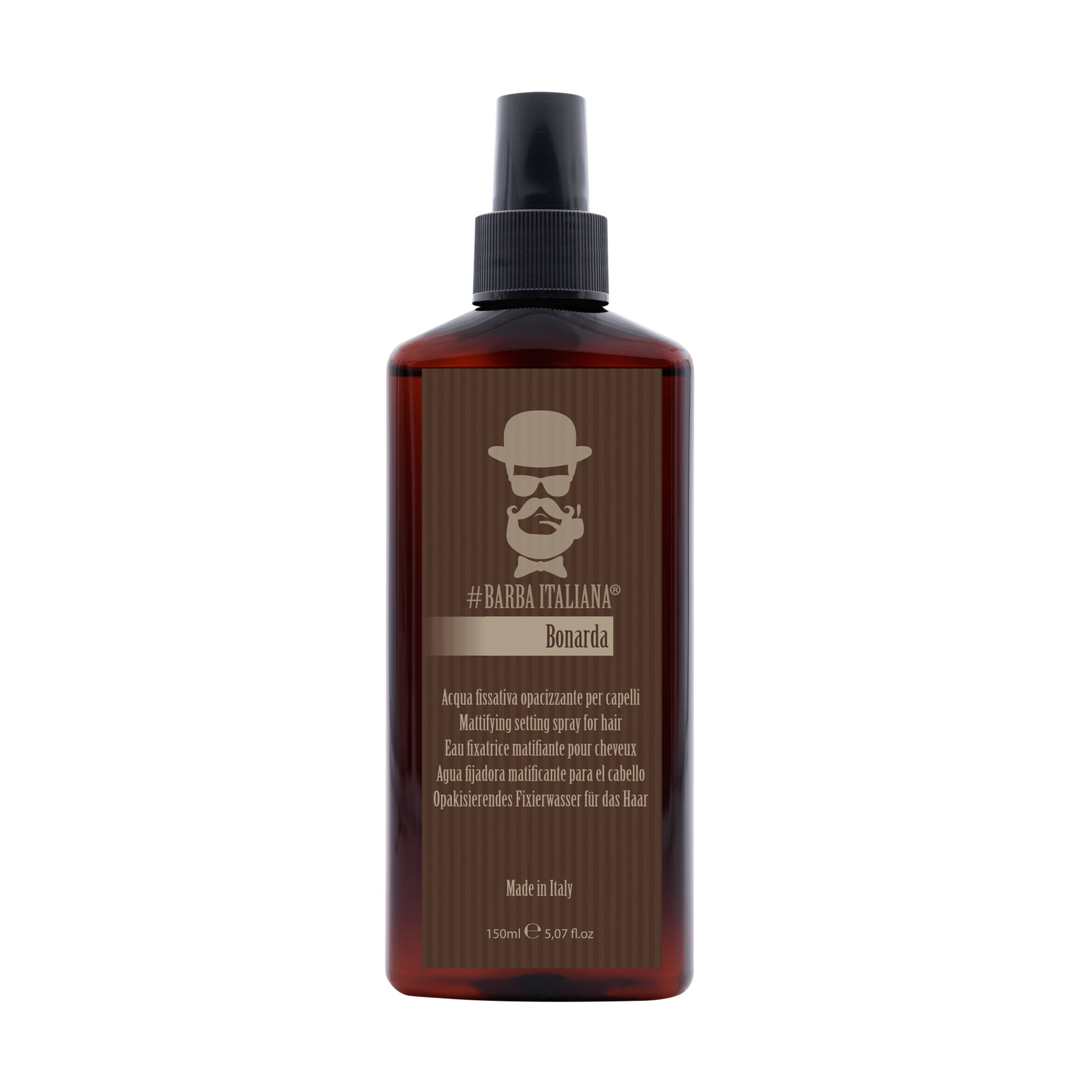 BARBA ITALIANA – BONARDA Spray Fixação Sem Gás Mate, Strong 150ml