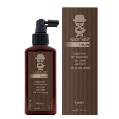 BARBA ITALIANA – LEONARDO Loção Tripla Ação 60ml