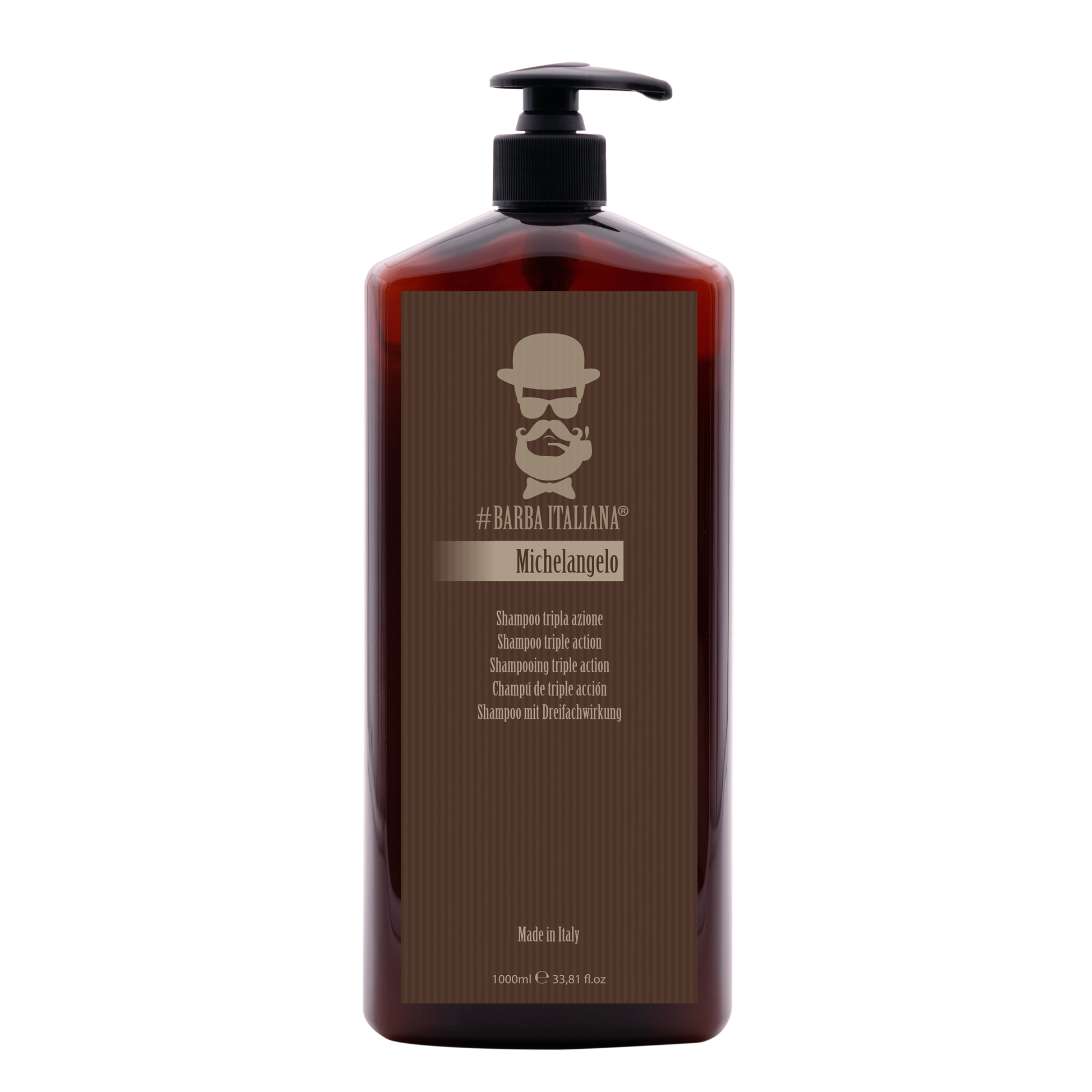 BARBA ITALIANA – MICHELANGELO Shampoo Tripla Ação 1000ml