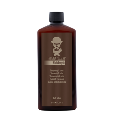 BARBA ITALIANA – MICHELANGELO Shampoo Tripla Ação 250ml