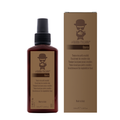 BARBA ITALIANA – OMERO Tónico Facial para Pele Sensível 100ml