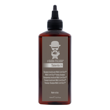 BARBA ITALIANA – TINTORETTO 1/6 Shampoo Tonalizante Multi Level Grey 150ml