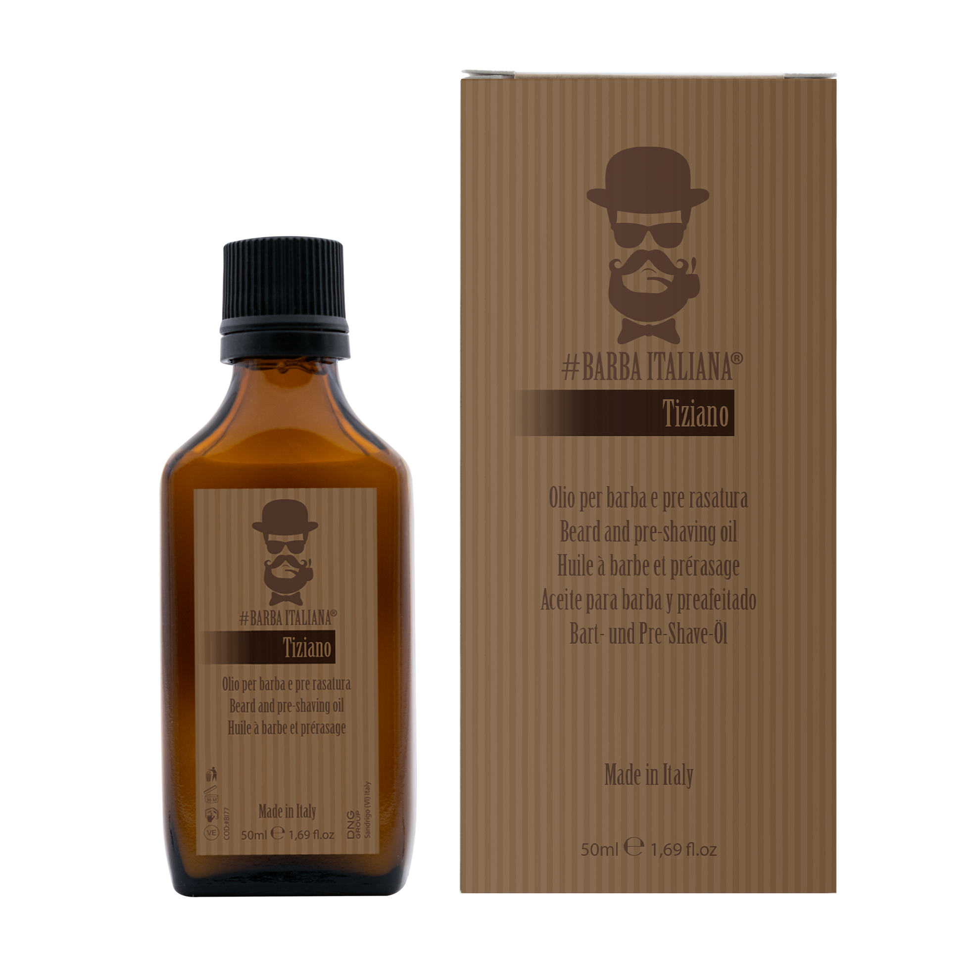 BARBA ITALIANA – TIZIANO Óleo de Barba ou de Pré-Shaving 50ml