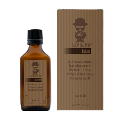 BARBA ITALIANA – TIZIANO Óleo de Barba ou de Pré-Shaving 50ml