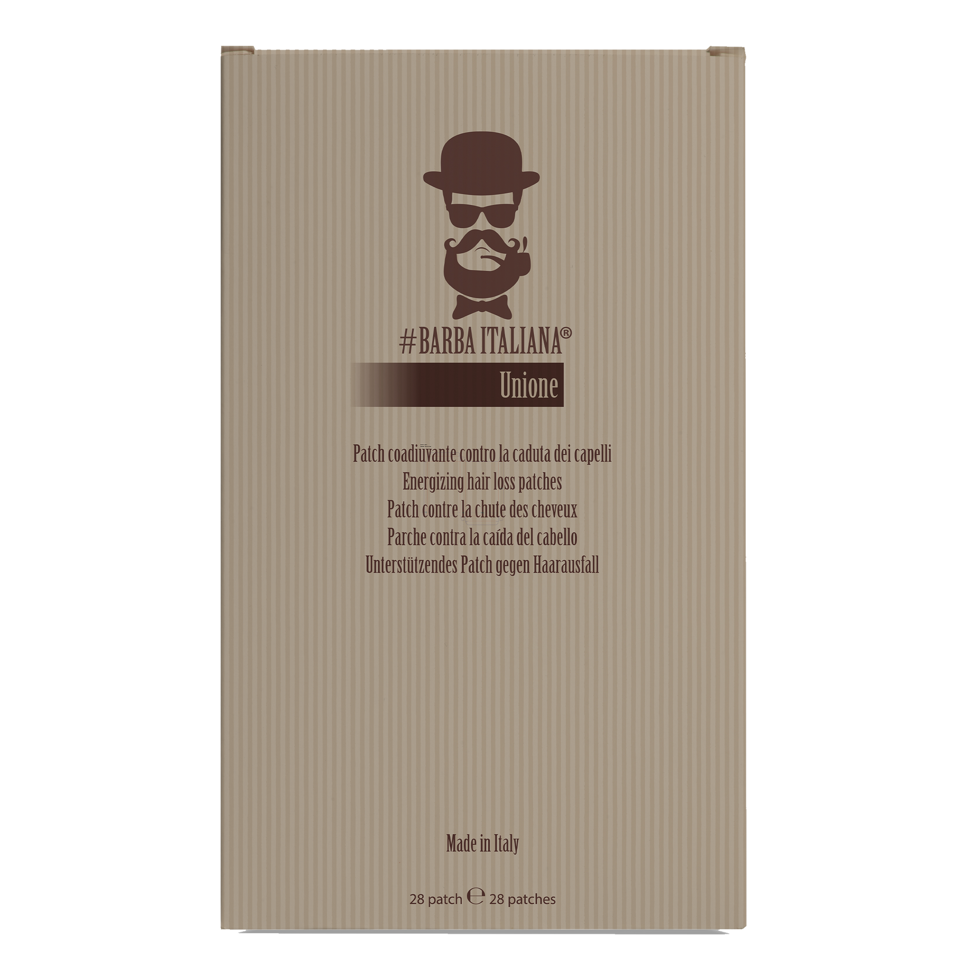 BARBA ITALIANA – UNIONE Energizing Patches Anti-Queda 28un