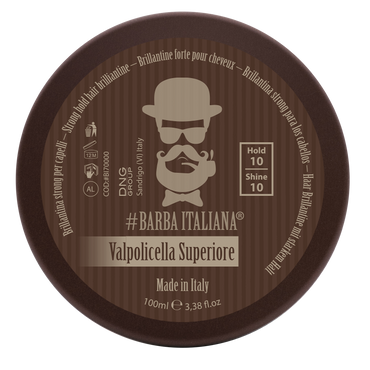 BARBA ITALIANA – VALPOLICELLA SUPERIORE Cera Water Brilhantine, Extra-Strong 100ml