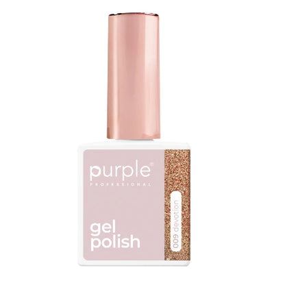 PURPLE - Verniz Gel Glitter 10ml DEVOTION 009