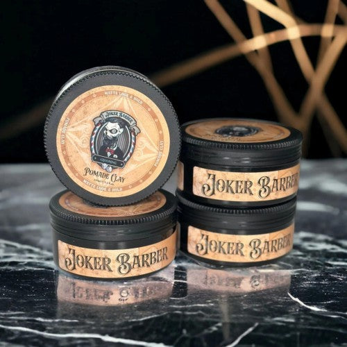 JOKER Barber - Cera Pomade Clay, Forte, Mate, 150ml