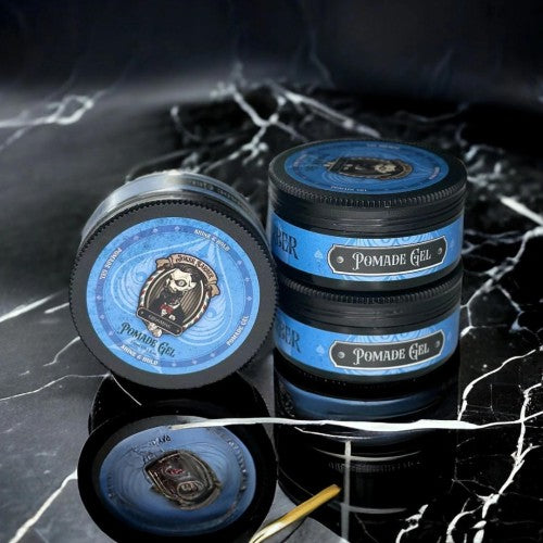 JOKER Barber - Cera Pomade Gel, Forte, Brilho, 150ml