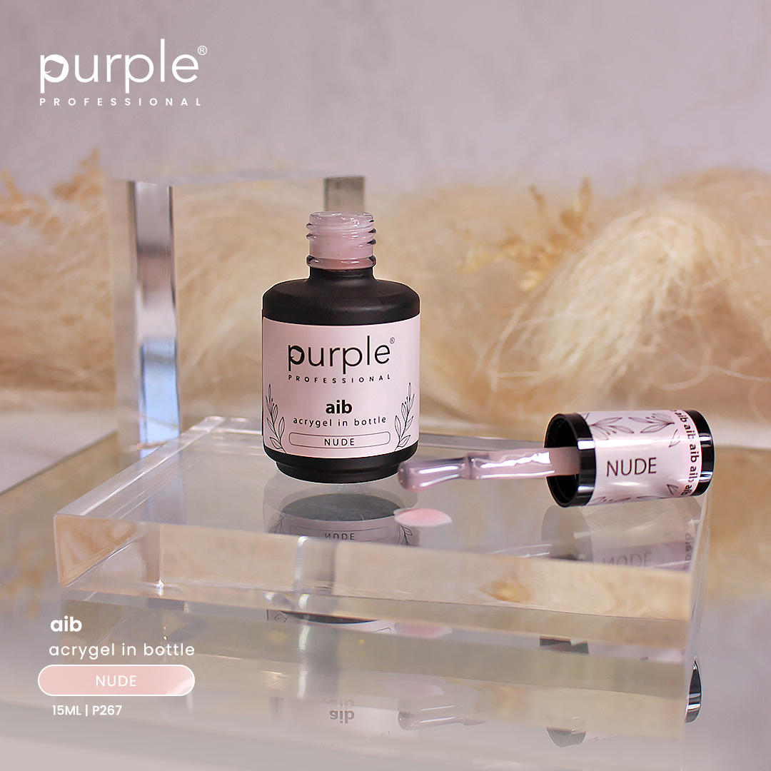 PURPLE - AIB - Acrygel In Bottle - 15ML NUDE P267
