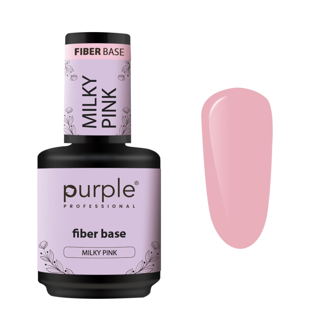 PURPLE - Fiber Base 15ml Milky Pink - P1603