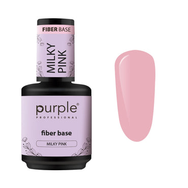 PURPLE - Fiber Base 15ml Milky Pink - P1603