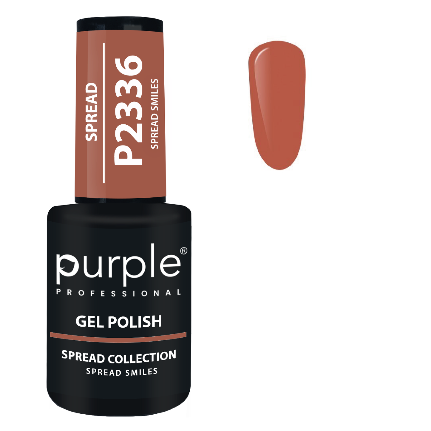 PURPLE - Verniz Gel Laranjas 10ml Spread Smiles - P2336