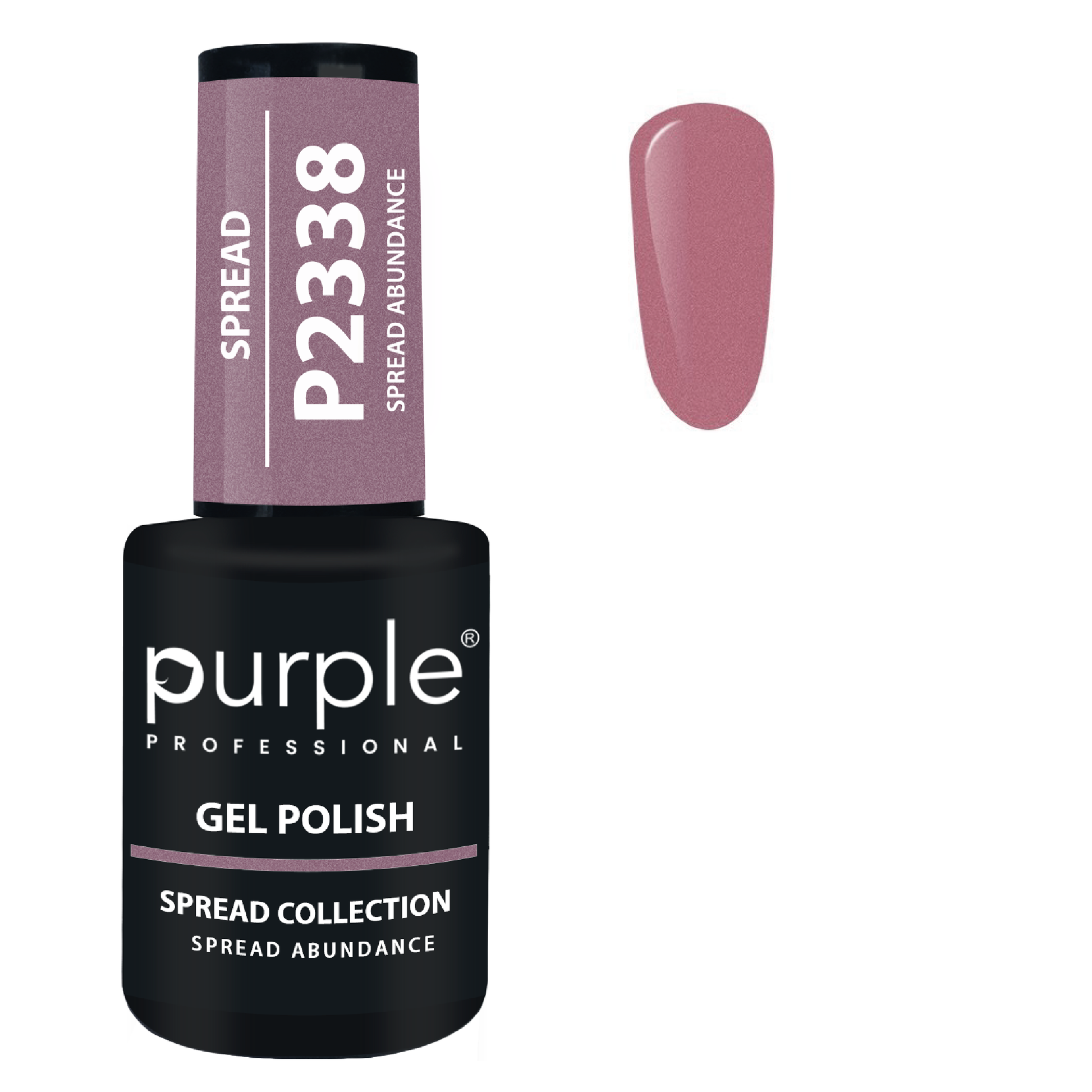 PURPLE - Verniz Gel Rosas 10ml Spread Abundace - P2338