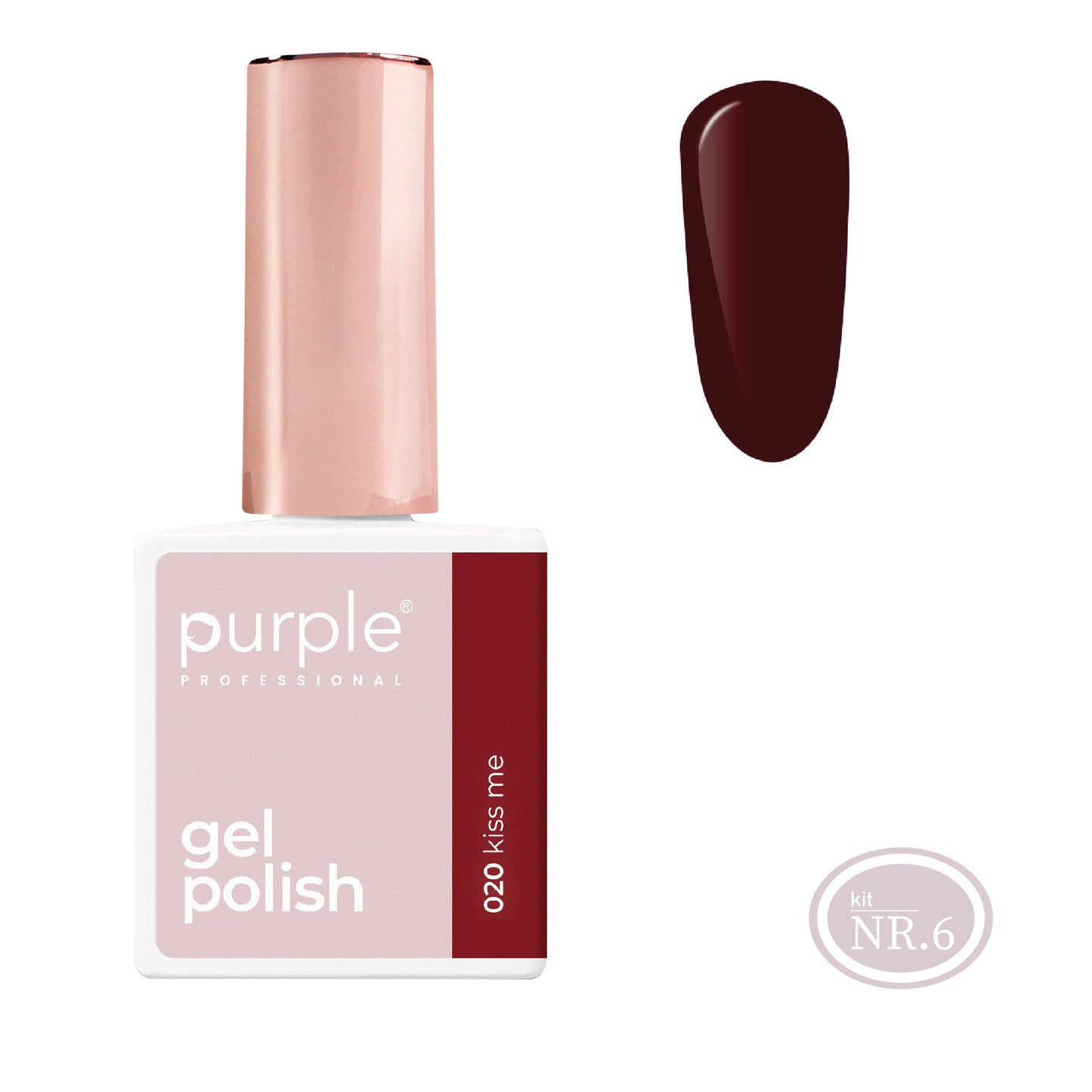 PURPLE - Verniz Gel Vermelho 10ml (Nova Embalagem)