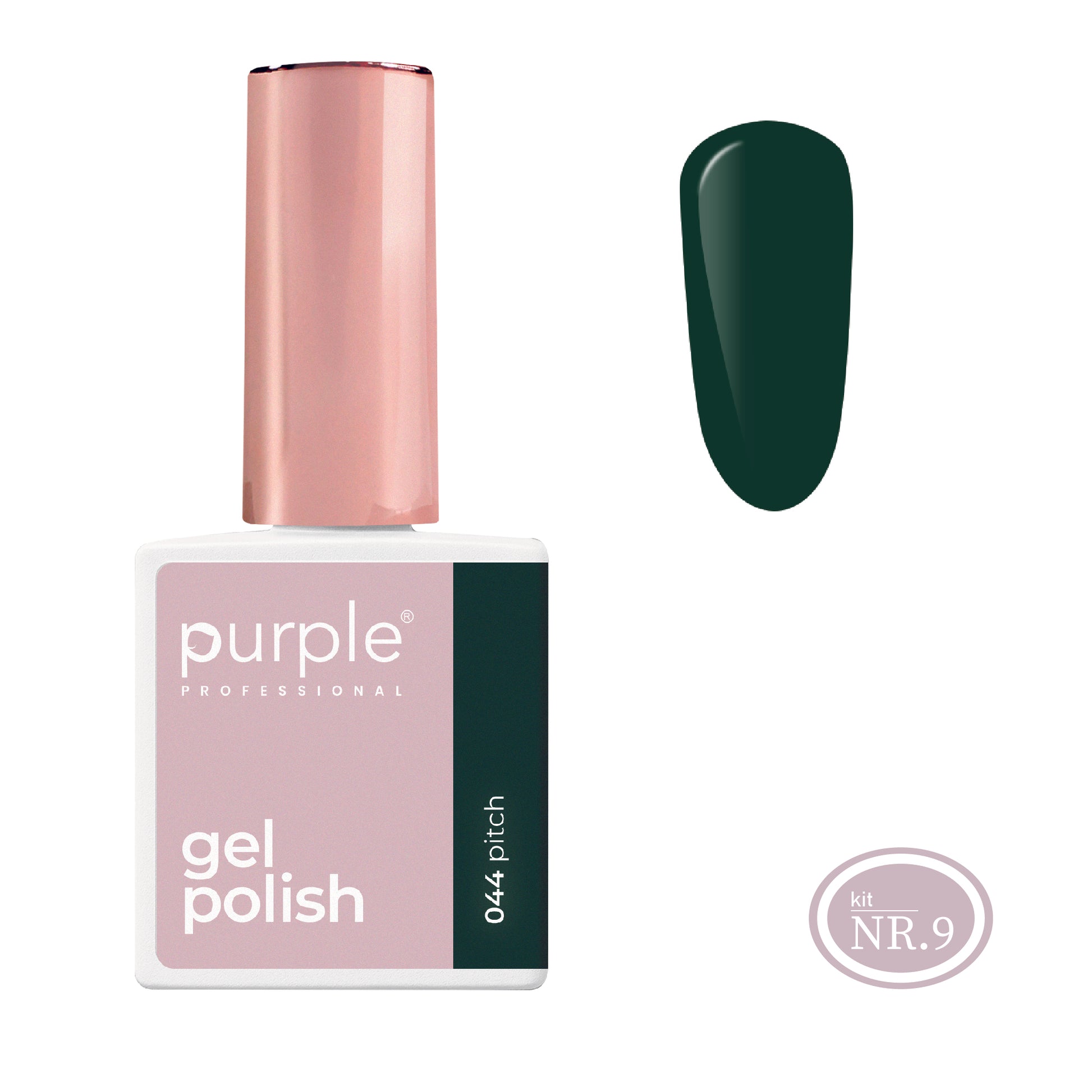 PURPLE - Verniz Gel Verdes 10ml (Nova Embalagem) PITCH 044 (equivalente a P2278 Love is Eternal)