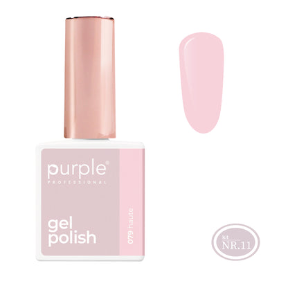 PURPLE - Verniz Gel Rosas 10ml (Nova Embalagem)