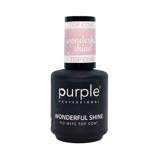 PURPLE - Wonderful Shine Top Coat Sem Goma 15ml - P1546