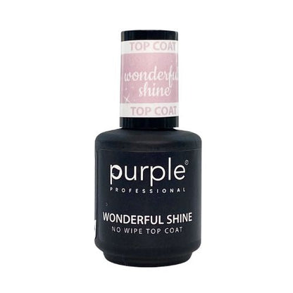 PURPLE - Wonderful Shine Top Coat Sem Goma 15ml - P1546