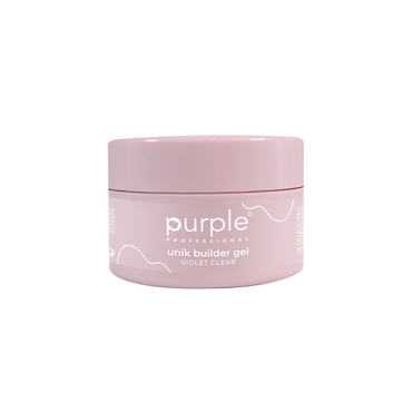 PURPLE - Gel de Construção Unike Violet Clear Medium 50gr