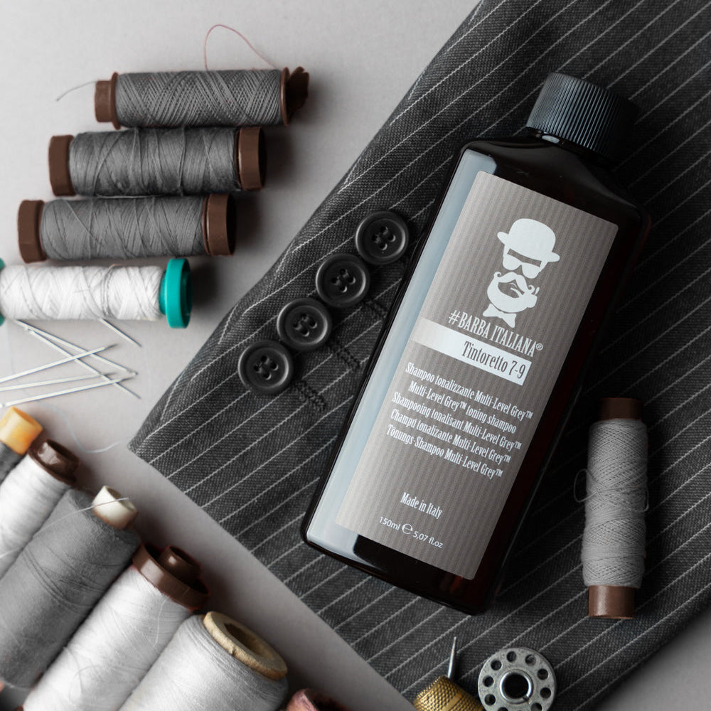 BARBA ITALIANA – TINTORETTO 1/6 Shampoo Tonalizante Multi Level Grey 150ml