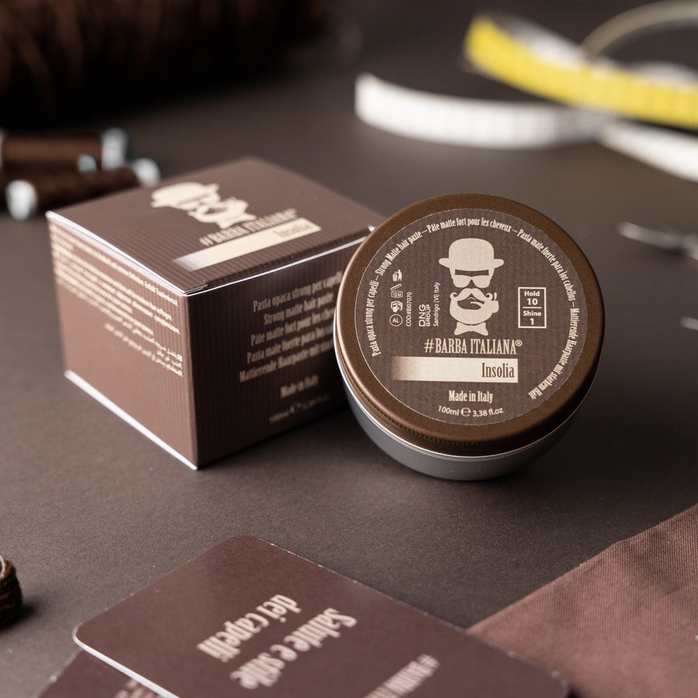 BARBA ITALIANA – INSOLIA Cera Mate Paste, Extra-Strong 100ml