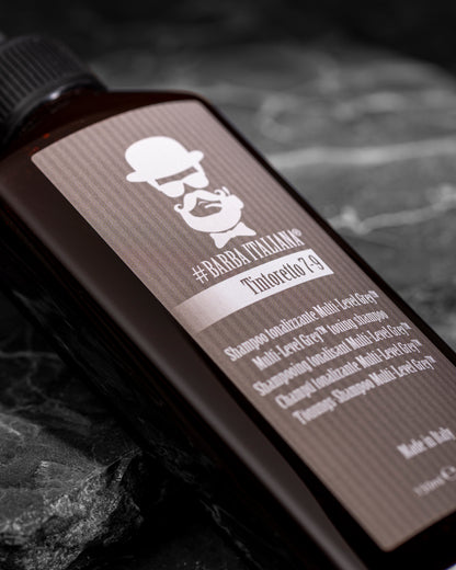 BARBA ITALIANA – TINTORETTO 7/9 Shampoo Tonalizante Multi Level Grey 150ml
