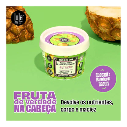 LOLA - Be(M)dita Ghee - Máscara Nutrição Abacaxi e Manteiga de Bacuri 100gr