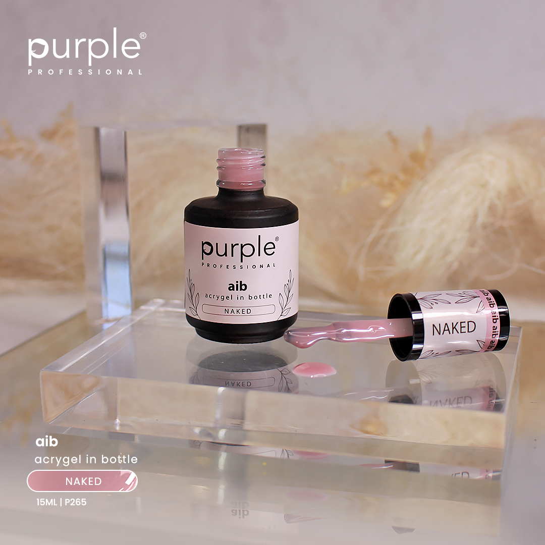 PURPLE - AIB - Acrygel In Bottle - 15ML NAKED P265