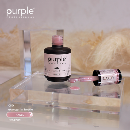 PURPLE - AIB - Acrygel In Bottle - 15ML NAKED P265