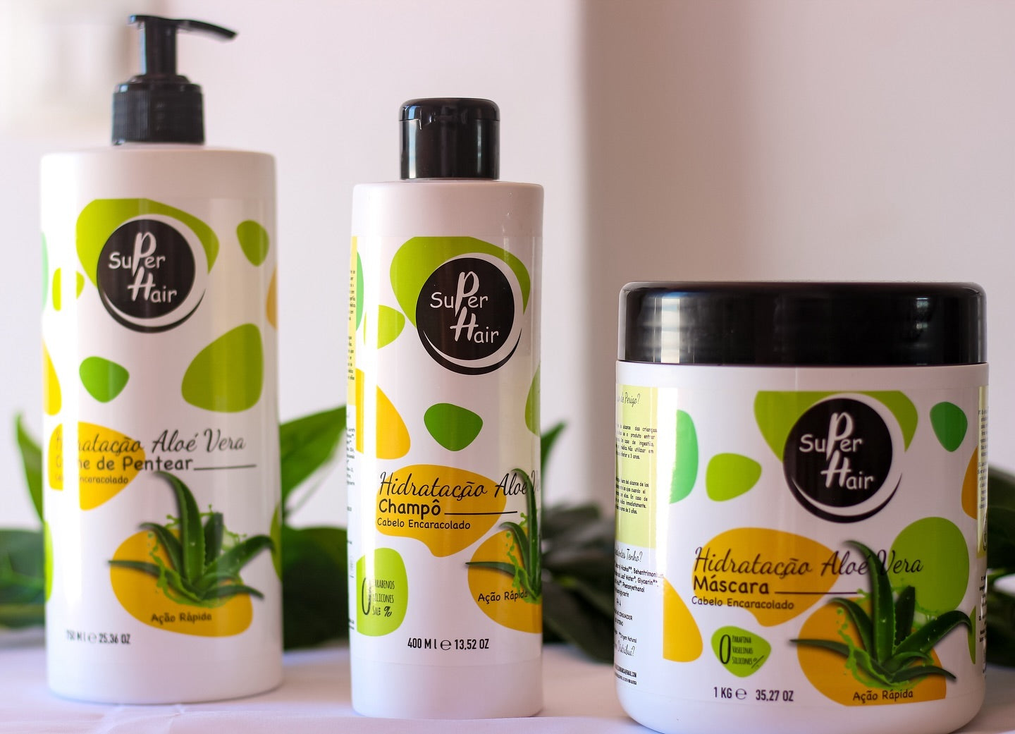 SUPER HAIR - Shampoo Hidratação Aloe Vera 400ml