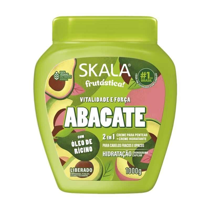 SKALA - Creme de Tratamento Frutástica ABACATE - 1000g