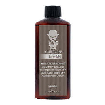 BARBA ITALIANA – TINTORETTO 1/6 Shampoo Tonalizante Multi Level Grey 150ml