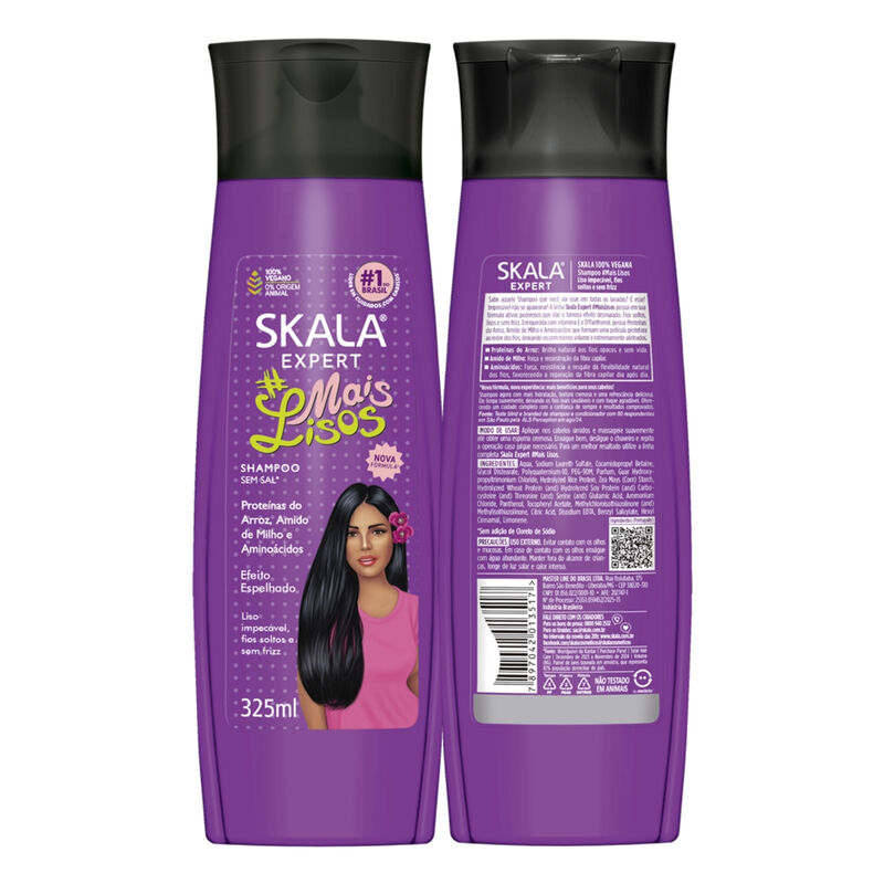 SKALA - Shampoo #MAIS LISOS - 600ml