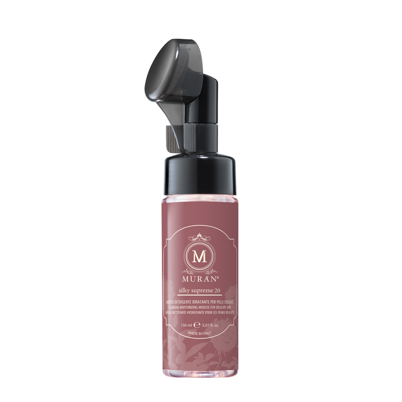 MURÀN – Mousse Silky Supreme de Limpeza Facial Hidratante para Pele Delicada 150ml