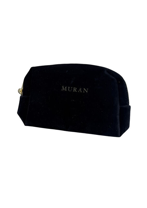MÚRAN - Bolsa Veludo Preta