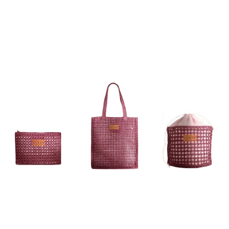 MURAN - PACK 3 Silky Supreme - Mala + Bolsa + Necessaire