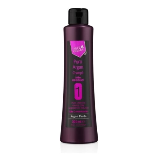 REAL NATURA - Shampoo Sem Sal Puro Argan 300ml