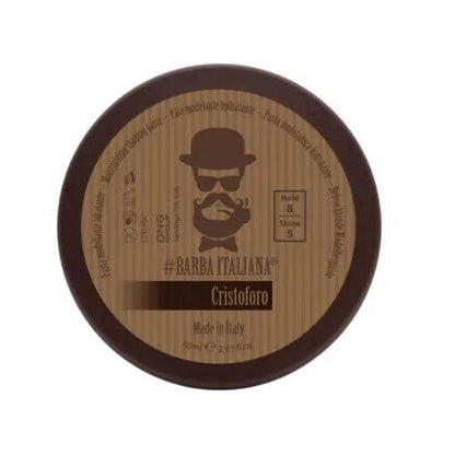 BARBA ITALIANA – CRISTOFORO Cera Paste Modelação e Hidratação Barba e Bigode 60ml
