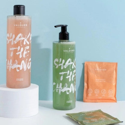VALQUER - Shake the Change (4 Geis de Banho em Pó + 2 Garrafas de 300ml)