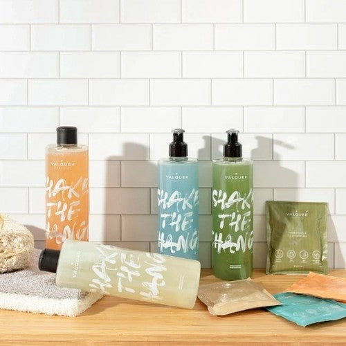 VALQUER - Shake the Change (4 Geis de Banho em Pó + 2 Garrafas de 300ml)